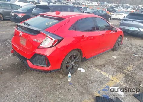 2018 Honda Civic Sport Touring из США, поврежденный, VIN SHHFK7H92JU231595